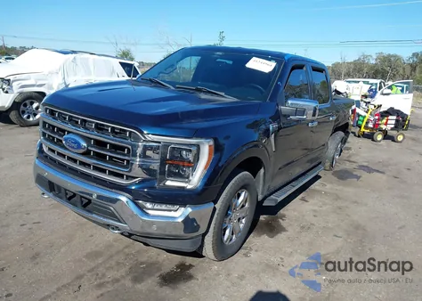 2022 Ford F-150 Lariat из США, поврежденный, VIN 1FTFW1E81NFB59658